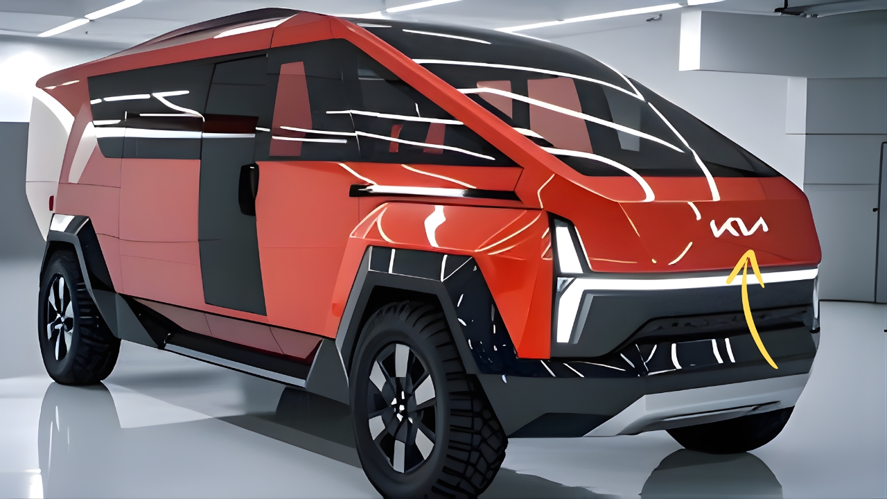 2026 Kia Camper Van Revealed: Queen Size Bed and Modular Interior With Ultimate Power